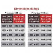 Patapl1b1e_323 - Plonge professionnelle Maison Patay - 1 bac avec égouttoir en inox AISI 304_3