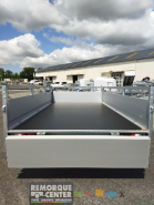 Remorque freinée en aluminium - McAlupro - DV135 - 1 essieu freiné - PTAC : 1350 kg - 255 x 133 cm - Saris - Référence -32650_3