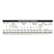 Remorque G 100 avec essieu renforcé et frein hydraulique