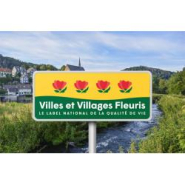 Panneau villes et villages fleuris - signalisation personnalisable avec 1 à 4 fleurs_3
