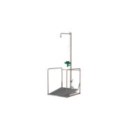 BR 887-888 095 - Douches de sécurité - B-SAFETY - Hauteur 2300 mm - Station de douche d'urgence et laveur d'yeux combinés_3