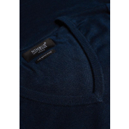 Pull-over femme - Mélange de laine mérinos de luxe et élégant - Ashbury Femme - Bleu marine - Nimbus_3