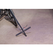 Remorque vélo robuste avec cadre en acier et capacité 200 kg - Carla Maxi PRO