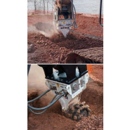 Fraise hydraulique à double tambour conçu pour les travaux de taille moyenne - Simex TF 450_3