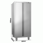 Armoire haute inox P 700 x 1800- 2 portes battantes -_3