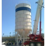 Cs-300 - silo à ciment boulonné - constmach - capacité de 300 tonnes