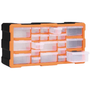 Vidaxl organisateur multi-tiroirs avec 22 tiroirs 49x16x25,5 cm 147583_3