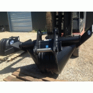 Godet trapèze pour systèmes d'attaches rapides