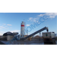 Centrale à béton mobile avec compte litre électromécanique de 2 pouces et vanne d'étranglement- 150 m3/h - 2 MIX/CMA - Euromecc_3
