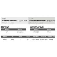 Groupe électrogène en container Ct-2155 - 60 Hz triphasé - Inmesol - 2.160,0 kVA avec moteur MTU et alternateur Stamford_3