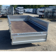 Remorque - roues dessous - 2,54 x 1,53 m - 750 kg - MARTZ HOCHLADER 250/2_3