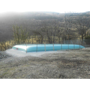 Citerne souple de stockage pour eau potable - RCY - textile enduit avec armature polyester, volume plié compact_3