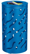 Corbeille Venise tri sélectif 2 flux - Ø450 x Hauteur 845 mm - 2 sacs de 60L - Acier et tôle_3