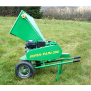 Broyeur à 2 ou 3 couteaux radiaux - SUPER-PAIN 280 motorisé électrique_3