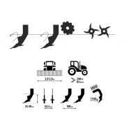 Digger - cultivateur agricole - Farmet a.S - largeur de travail 2900 à 3990 mm - ameublissement profond et faible résistance à la traction_3