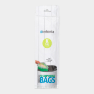 Sacs PerfectFit compostables Brabantia - Code K (10 litres) - Rouleau de 10 sacs_3