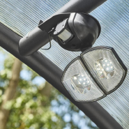 Abri sécurisé Dôme Livré avec un panneau solaire + spot (détecteur de présence uniquement la nuit)_3