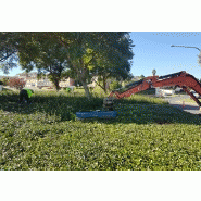 Taille-haie hydraulique AugerTorque - Pour porteurs de 1,5 à 8T - Longueur de coupe 1,5m - Dents remplaçables_3