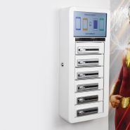 Borne de recharge pour téléphones - Compact 6 - 6 casiers sécurisés avec serrure à code ou RFID_3