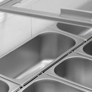Congélateur vitré de glace UDRS9 (423 / 357) Blanc TEFCOLD_3