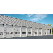 Porte de garage industrielle conforme à la norme NF EN 13241-1 A1
