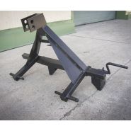 Équipement agricole pour récolte de pommes de terre avec roues en caoutchouc