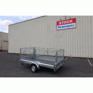 Plateau basculant avec ridelle et grillage 3m06x1m66_3