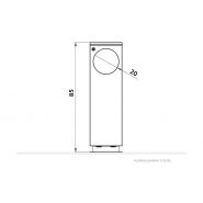 Poubelle urbaine Norvik 03.067 - Zano - 45L - inox brossé, résistante et design_3