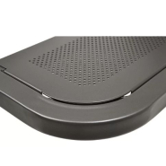 Banc public Conviviale en tôle perforée - épaisseur 2 mm - longueur 2000 mm - structure en tube acier_3