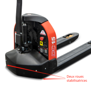 Transpalette électrique Stabilisée ELEP-15A - 1500kg - Batterie 24V-30AH - Lithium-ion_3