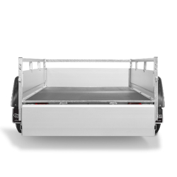 MAC ALU PRO SARIS MP 205 133 1350 1 - PTAC 1350 Kg - 1 essieu Freiné - 205 X 133 cm - Reference MCALU PRO BV135 - Remorque neuve, aluminium, bricolage/jardinage/vacances