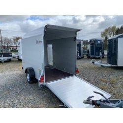 Remorque fourgon Alu polyester DEBON C300 ROADSTER - PTAC : 1300 Kg - 300x150xH197 cm - Référence FOUGON_C300_Alu