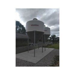 Silo d'aliment d'élevage à cône axial translucide - Ø1900 ou Ø2325 - Capacité 3.5, 5, 6.3 et 8m3 - Babystar 320 & 700