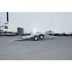 Remorque porte voiture 2000 kg avec deux essieux et des roues exterieures - lider - 39740