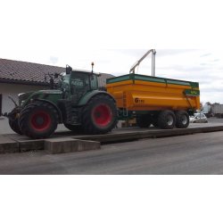 G 180 benne agricole monocoque - gourdon sa - charge 18 t