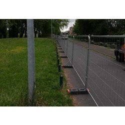 Clôture arrondie renforcée 3.5m x 2m - renforts aux angles et tubes soudés
