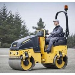 Rouleaux tandem vibrants articulés BW 100 ADM Bomag - 1,7 t à 2 t - moteur Kubota 15 ch