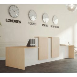 Fifty Fifty - Comptoir d'accueil compact et convivial - Buronomic