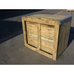 Caisse-palette en bois , dimensions extérieures 1000 x 1200 mm - type RSA