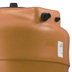 Cuve 1500l Aérienne De Récupération D'eau - Réservoir Vertical Terracotta - Elbi Cv1500
