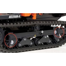Mini-dumper Kubota KC250H-4 - 2500 kg - Benne trilatérale et moteur diesel 45.5CV