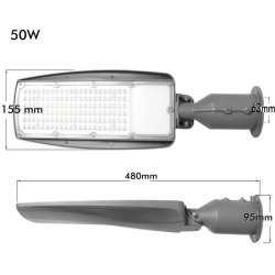 Réverbère led 50w orientable - chip lumileds -  référence lumi504k