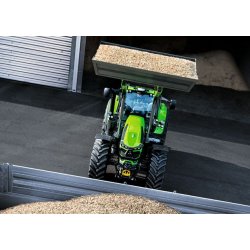 Chargeurs frontaux - deutz-fahr - robuste, confortable et fiable - une section plate pour les bras et une disposition optimale du système oléohydraulique sur le profil du chargeur