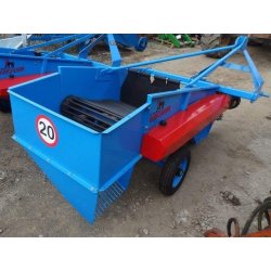 Arracheuse de pommes de terre Krukowiak aligneuse 1 rang eco 70 - Occasion - Tapis à barreaux gainés caoutchouc 70cm