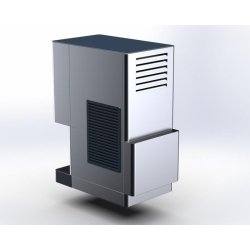 Distributeur automatique de glace nuggets production 100kg/24h réserve 5kg condenseur air Brema