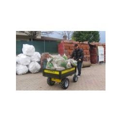 Brouette à moteur DT-300L E - Alitrak - 300 kg - Plateau 260L et moteur électrique 24V