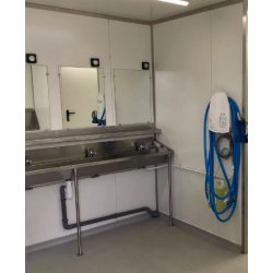 Container sanitaire public rapide, économique et conforme pour les collectivités locales