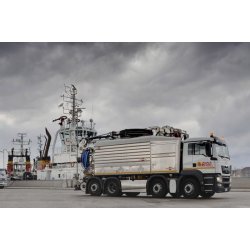 Cap Combi CL - Hydrocureur Capellotto - Réservoirs latéraux eau propre - Cloison interne amovible ou fixe