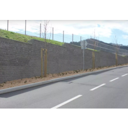 Bloc béton manu portable et de haute technicité, aspect pierre éclatée - LEROMUR - Pomel Beton