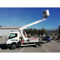 Camions nacelle diesel 16,3m multitel 160 alu porteur nissan cabstar nt400